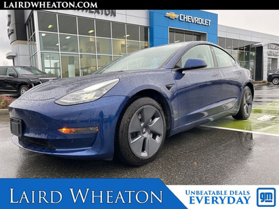 2022 Tesla Model 3 All-Electric, NO PST, Great Features, Heated