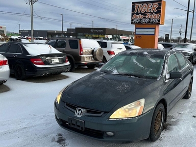 Used 2004 Honda Accord EX*LEATHER*SUNROOF*V6*AS IS SPECIAL for Sale in London, Ontario