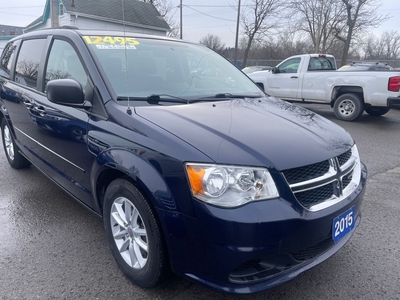 Used 2015 Dodge Grand Caravan SXT, Full STO-N-GO, DVD Player, Back-Up-Camera for Sale in St Catharines, Ontario