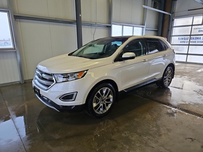 Used 2018 Ford Edge Titanium AWD #low kms #pano sunroof #heated rear seats for Sale in Brandon, Manitoba