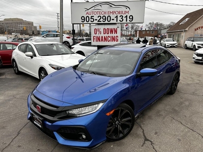 Used 2018 Honda Civic Sport TOURING / Leather / Navi / Push Start / FULLY LOADED for Sale in Mississauga, Ontario