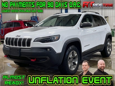 Used 2019 Jeep Cherokee Trailhawk for Sale in Winnipeg, Manitoba