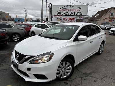 Used 2019 Nissan Sentra SV Pearl White Dual Climate /Push Start /Heated Seats / Carplay/Android for Sale in Mississauga, Ontario