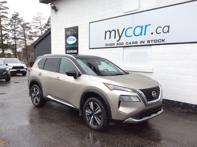 Used 2021 Nissan Rogue Platinum $1000 FINANCE CREDIT!! INQUIRE IN STORE!! NEW BODY ROGUE PLATINUM!! LOW MILEAGE!! NAV. PANO MOONROOF for Sale in North Bay, Ontario