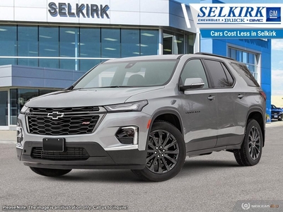New 2024 Chevrolet Traverse Limited RS - Leather Seats for Sale in Selkirk, Manitoba