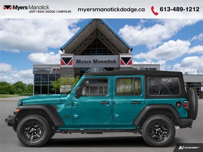 New 2024 Jeep Wrangler Rubicon X Sky One-Touch power top - $287.81 /Wk for Sale in Ottawa, Ontario