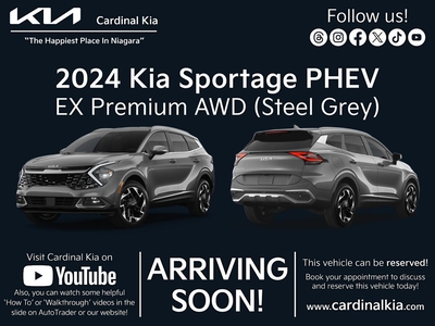 New 2024 Kia Sportage PHEV EX PREMIUM for Sale in Niagara Falls, Ontario