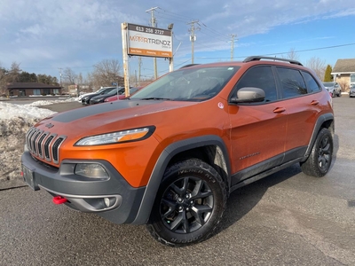 Used 2015 Jeep Cherokee Trailhawk NAV! Leather! AutoStart! for Sale in Kemptville, Ontario