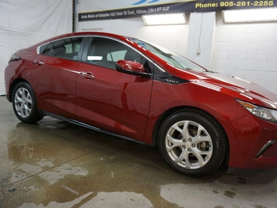 Used 2018 Chevrolet Volt PREMIER *1 OWNER* CERTIFIED CAMERA BLUETOOTH LEATHER HEATED SEATS CRUISE ALLOYS for Sale in Milton, Ontario