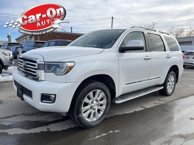 Used 2019 Toyota Sequoia PLATINUM 4x4 7-PASS LEATHER REAR DVD SUNROOF for Sale in Ottawa, Ontario