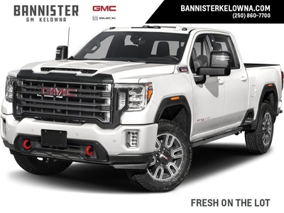 Used 2020 GMC Sierra 3500 HD AT4 POWER SUNROOF, REMOTE START, CRUISE CONTROL, BED VIEW CAMERA, HEADS-UP DISPLAY for Sale in Kelowna, British Columbia
