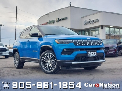 Used 2022 Jeep Compass Limited 4x4 LEATHER NAV ELITE GROUP for Sale in Burlington, Ontario