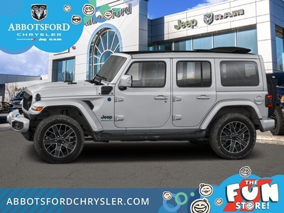 Used 2024 Jeep Wrangler 4XE Sahara - Heated Seats for Sale in Abbotsford, British Columbia