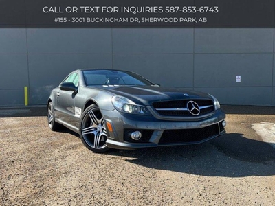 Used 2009 Mercedes-Benz SL-Class 6.2L AMG Front End PPF Vehicle Lift Heated/Cooled Seats for Sale in Sherwood Park, Alberta