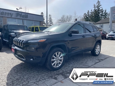 Used 2014 Jeep Cherokee Limited 4X4 - LEATHER - PANO ROOF for Sale in New Hamburg, Ontario