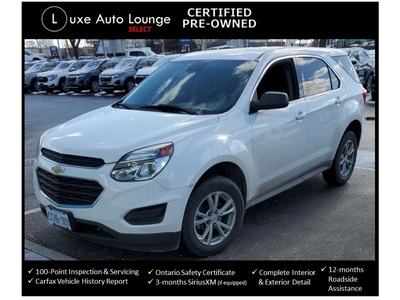 Used 2017 Chevrolet Equinox AWD LS, LOW KM! CLOTH, CD/MP3 PLAYER, ALLOY WHEELS for Sale in Orleans, Ontario