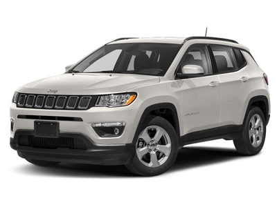 Used 2018 Jeep Compass North WHITE AND BLACK RARE INTERIOR COLD WEATHER GROUP NAVIGATION GROUP TRAILER TOW GROUP DUAL C for Sale in Barrie, Ontario