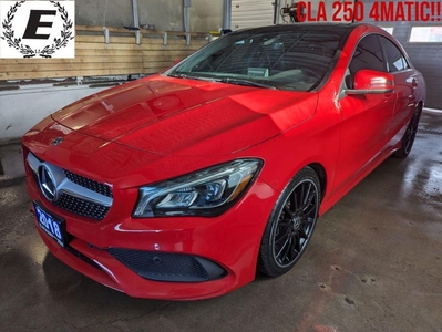 Used 2018 Mercedes-Benz CLA-Class CLA 250 4MATIC Coupe/NAVIGATION/SUNROOF!! for Sale in Barrie, Ontario