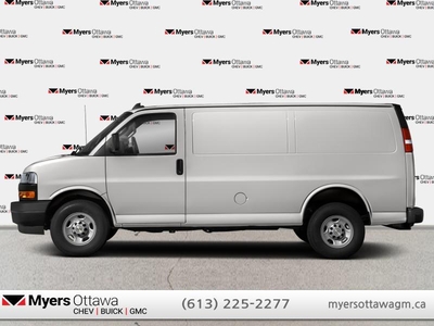 Used 2021 Chevrolet Express Cargo Van WT RWD 2500 155 EXPRESS, 2500, EXTENDED WITH 6.6 V8!! RARE ENGINE!!!REAR CAMERA for Sale in Ottawa, Ontario