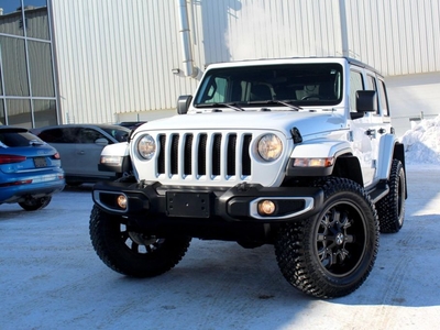 Used 2021 Jeep Wrangler Unlimited Sahara - 4x4 - CARPLAY/ ANDROID AUTO - LOCAL VEHICLE - ACCIDENT FREE for Sale in Saskatoon, Saskatchewan