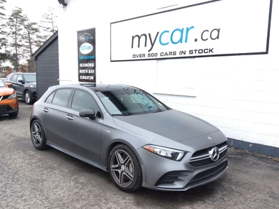 Used 2022 Mercedes-Benz AMG A 35 AMG A35 AWD!! SUNROOF. LEATHER. HEATED SEATS. BACKUP CAM. NAV. PWR SEATS. BLUETOOTH. 18