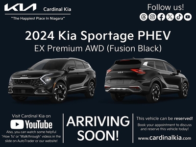 New 2024 Kia Sportage PHEV EX PREMIUM for Sale in Niagara Falls, Ontario