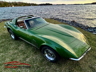 Used 1972 Chevrolet Corvette Stingray, Manual 4 Speed, Air Car for Sale in Perth, Ontario