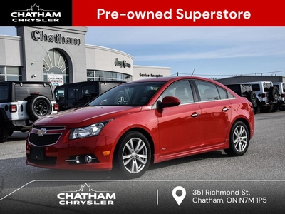 Used 2012 Chevrolet Cruze LTZ Turbo LTZ TURBO LEATHER SUNROOF for Sale in Chatham, Ontario