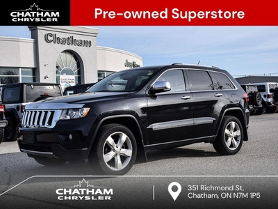 Used 2013 Jeep Grand Cherokee Overland OVERLAND NAVIGATIN SUNROOF for Sale in Chatham, Ontario
