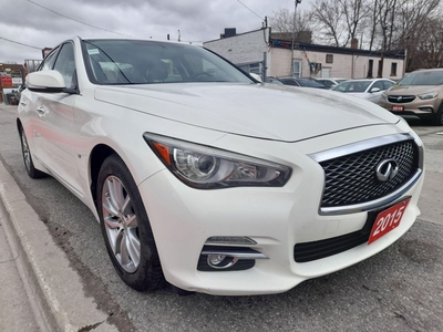 Used 2015 Infiniti Q50 SPORT-AWD-LEATHER-NAVI-SUNROOF-BLUETOOTH-ALLOYS for Sale in Scarborough, Ontario