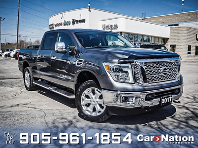 Used 2017 Nissan Titan XD SL 4x4 LEATHER BLIND SPOT DETECTION LOCAL TRADE for Sale in Burlington, Ontario