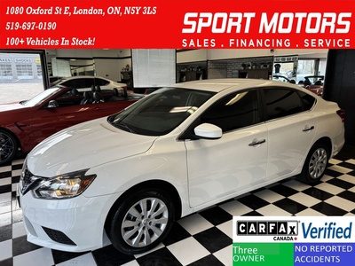 Used 2019 Nissan Sentra SV+Tinted+Camera+ApplePlay+RemoteStart+CLEANCARFAX for Sale in London, Ontario