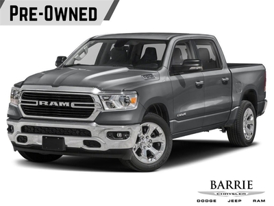 Used 2021 RAM 1500 Big Horn BUILT-TO-SERVE EDITION I FRONT HEATED SEATS AND STEERING WHEEL I REAR POWER SLIDING WINDOW I 8.4-INC for Sale in Barrie, Ontario