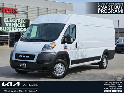 Used 2021 RAM Cargo Van ProMaster 3500 High Roof, Double Passenger Seat, Cruise Cont for Sale in Niagara Falls, Ontario