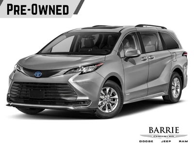 Used 2022 Toyota Sienna HYBRID I ADVANCED SAFET TECHNOLOGIES I MULTI-ZONE CLIMATE CONTROL I TOUCHSCREEN INFOTAINMENT I 7 PAS for Sale in Barrie, Ontario