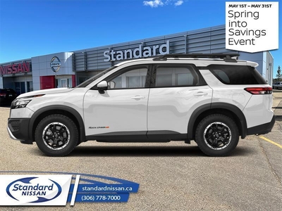 New 2024 Nissan Pathfinder Rock Creek Off-Road Package, Navigation, Synthetic Leather Seats, Apple CarPlay, Android Auto, for Sale in Swift Current, Saskatchewan