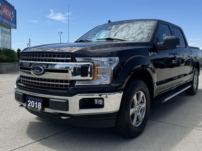 Used 2018 Ford F-150 XLT 4WD SUPERCREW 5.5' BOX for Sale in Tilbury, Ontario