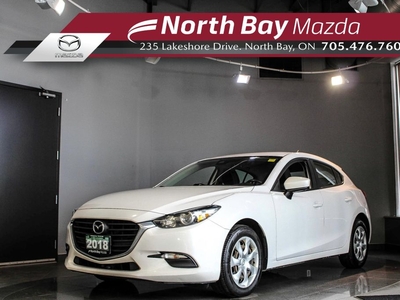 Used 2018 Mazda MAZDA3 GX CLEAN CARFAX! – AIR CONDITIONING – BACK UP CAMERA – BLUETOOTH for Sale in North Bay, Ontario