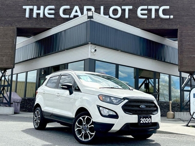 Used 2020 Ford EcoSport SES SIRIUS XM, BLUETOOTH, CRUISE CONTROL, BACK UP CAM, NAV, HEATED SEATS/STEERING WHEEL, SUNROOF! for Sale in Sudbury, Ontario