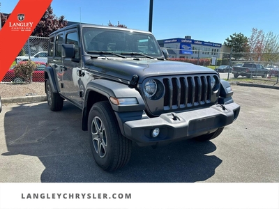 Used 2021 Jeep Wrangler Unlimited Sport Navi Backup Cam Hard Top for Sale in Surrey, British Columbia