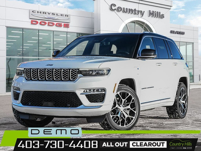 2022 Jeep Grand Cherokee 4xe Summit Reserve 4xe | Demo | Blind