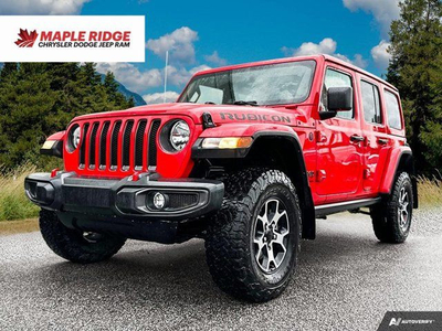 2023 Jeep Wrangler Unlimited Rubicon | 2.0L Turbo, Leather,