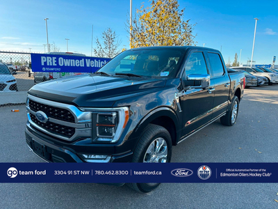 2021 Ford F-150 PLATINUM- 3.5L , FX4, TWIN PANEL MOONROOF AND SO