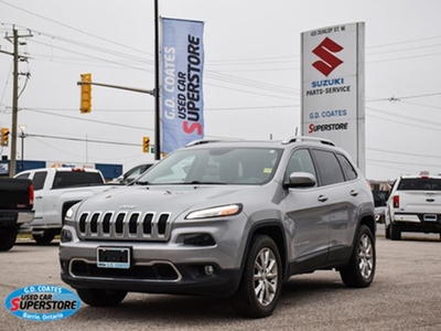 2016 JEEP CHEROKEE Limited 4x4 ~3.2 V6 ~Nav ~Cam ~Leather ~Pano Roof