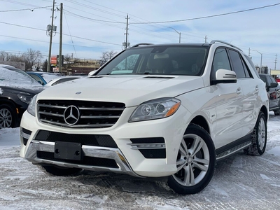 Used 2012 Mercedes-Benz ML 350 BlueTEC 4MATIC / CLEAN CARFAX / PANO / NAV for Sale in Bolton, Ontario
