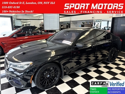 Used 2017 BMW 7 Series 750i+Adaptive Cruise+Night Vision+CLEAN CARFAX for Sale in London, Ontario