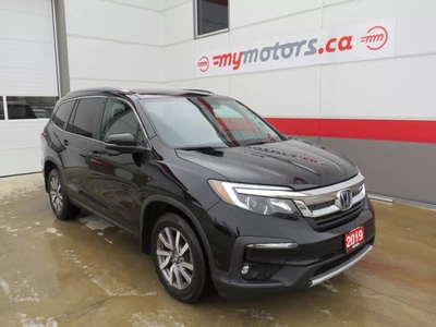 Used 2019 Honda Pilot EX (**AWD**7 SEATER**ALLOY WHEELS**FOG LIGHTS**POWER DRIVERS SEAT**SUNROOF**LANE DEPARTURE ALERT**PRE-COLLISION WARNING SYSTEM**AUTO HEADLIGHTS**PUSH BUTTON START**ANDROID AUTO** APPLE CARPLAY**BACKUP CAMERA**DUAL CLIMATE CONTROL** HEATED SEATS**REMOTE ST for Sale in Tillsonburg, Ontario