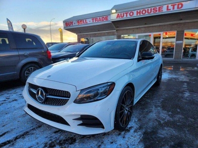 Used 2021 Mercedes-Benz C-Class C300 AWD NAVI 360 CAM LANE ASSIST TOUCH PAD for Sale in Calgary, Alberta