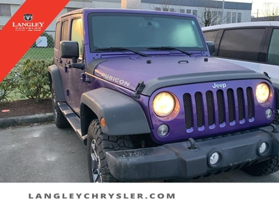 Used 2017 Jeep Wrangler Unlimited Rubicon Leather Cold Weather Group for Sale in Surrey, British Columbia