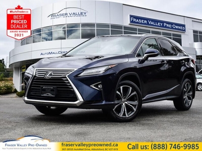 Used 2017 Lexus RX Luxury Nav, Leather, Sunroof, Rear Cam for Sale in Abbotsford, British Columbia